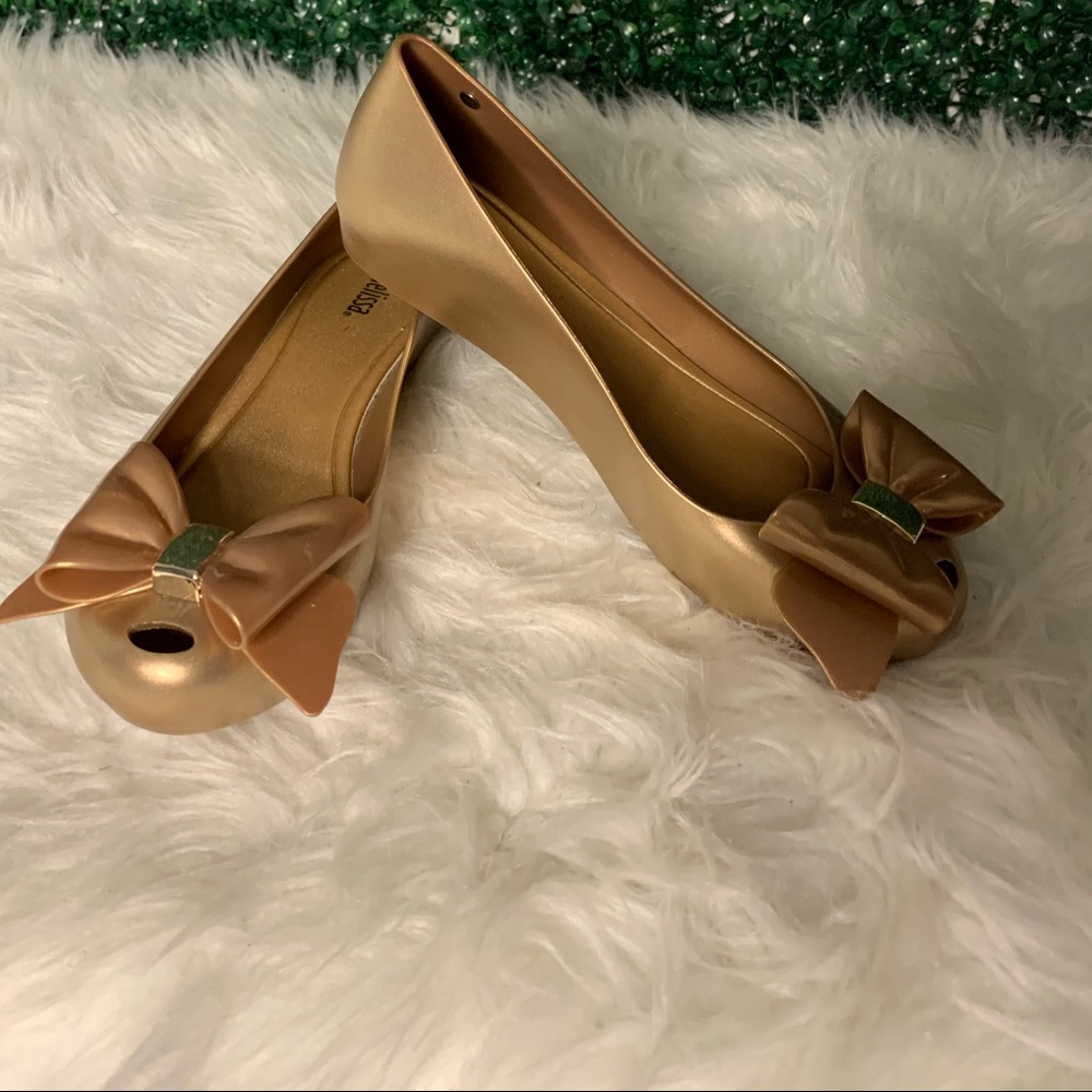 Melissa Ultragirl Sweet XIV Shoes Gold Size 9
